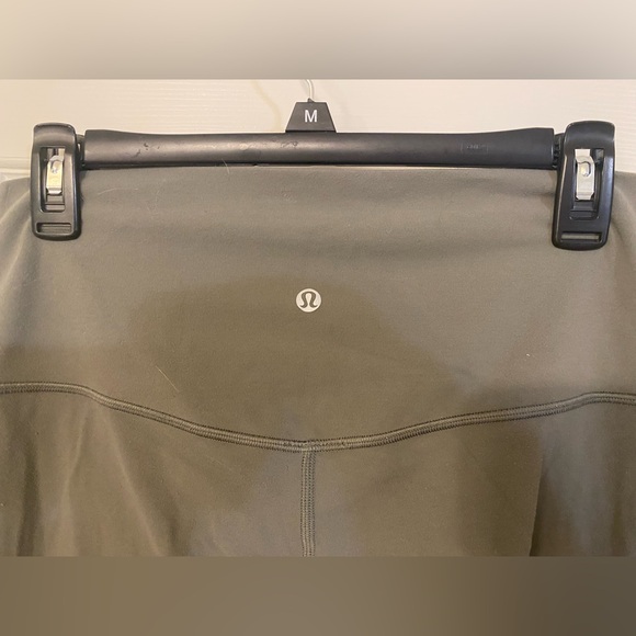 Lululemon | Olive Green Capri Leggings, Size 10 - Picture 3 of 3